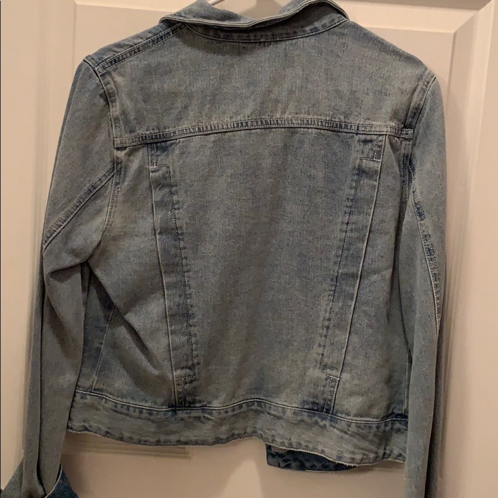 Free People Light Blue Jean Jacket - Picture 5 of 6